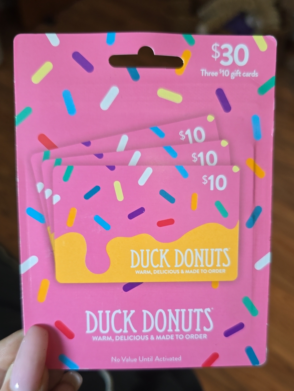 Duck Donuts Gift Card  - $30 Value